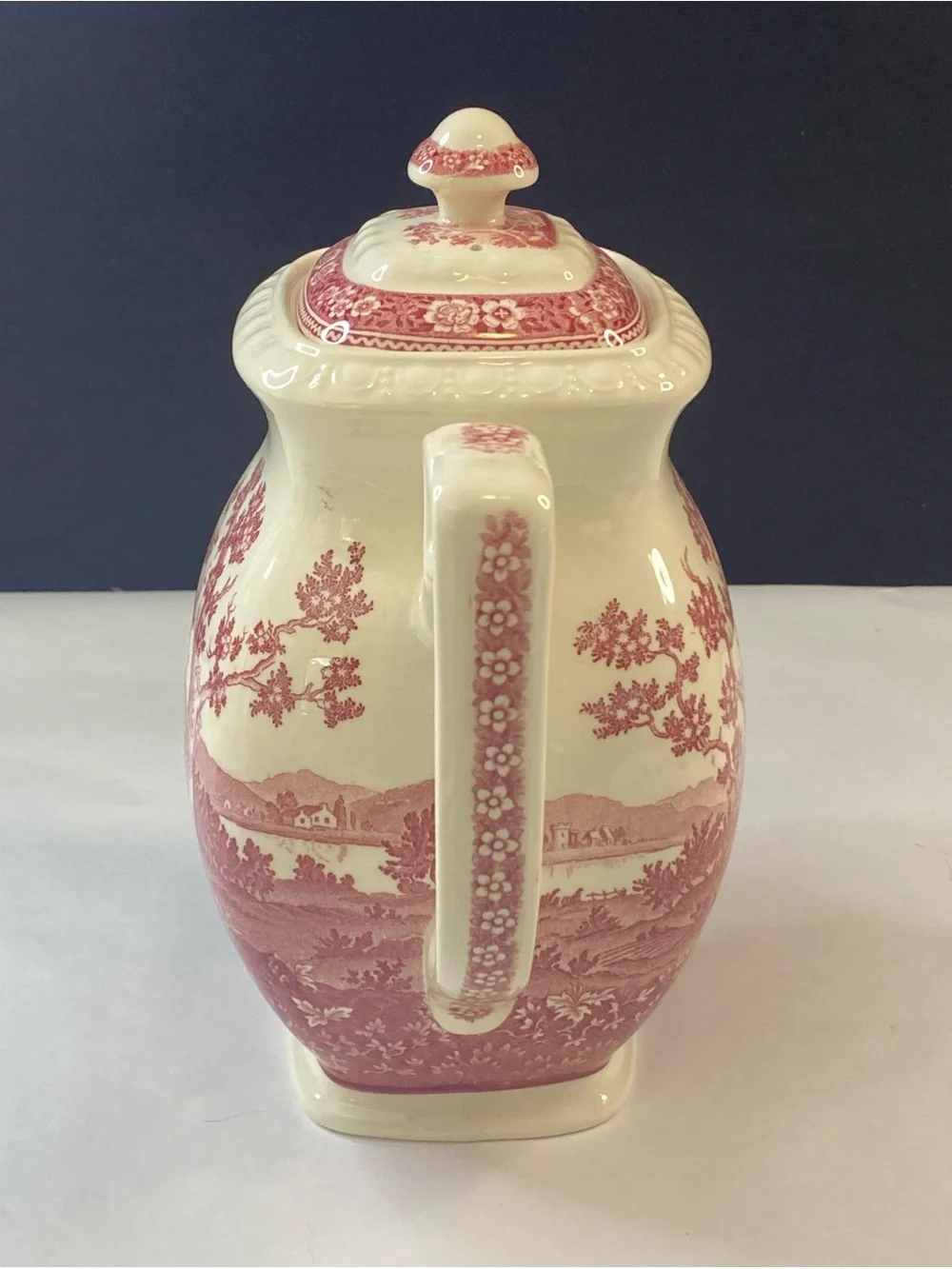 Villeroy & Boch SAAR Rusticana Red Transferware Coffee/Teapot